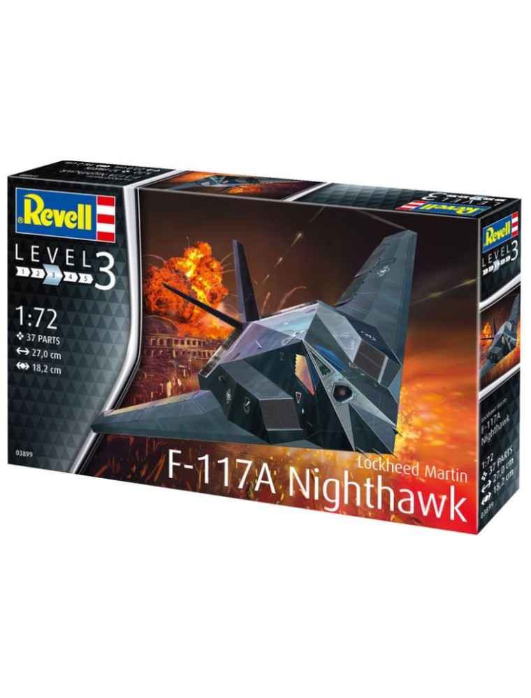 Revell - F-117A NIGHTHAWK          1/72 STEALTH FIGHTER F117A