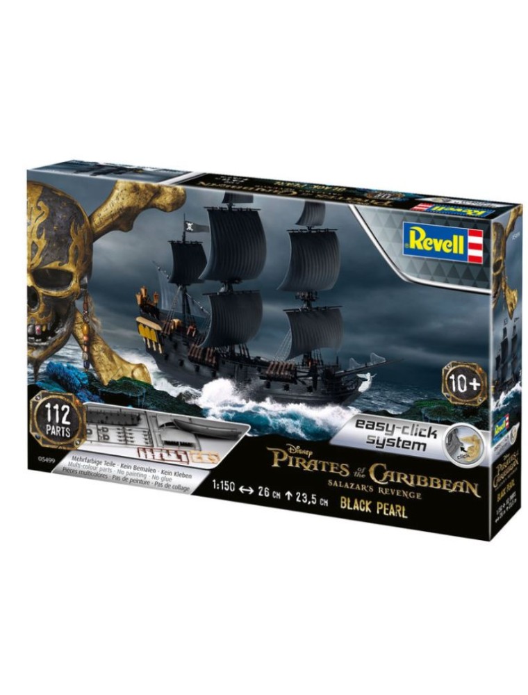 Revell - LA PERLA NERA            1/150 NAVE PIRATA BLACK PEARL