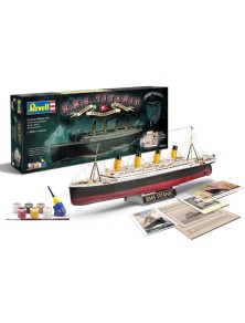 Revell - R.M.S. Titanic 1/400 con colla e colori lunga 670mm