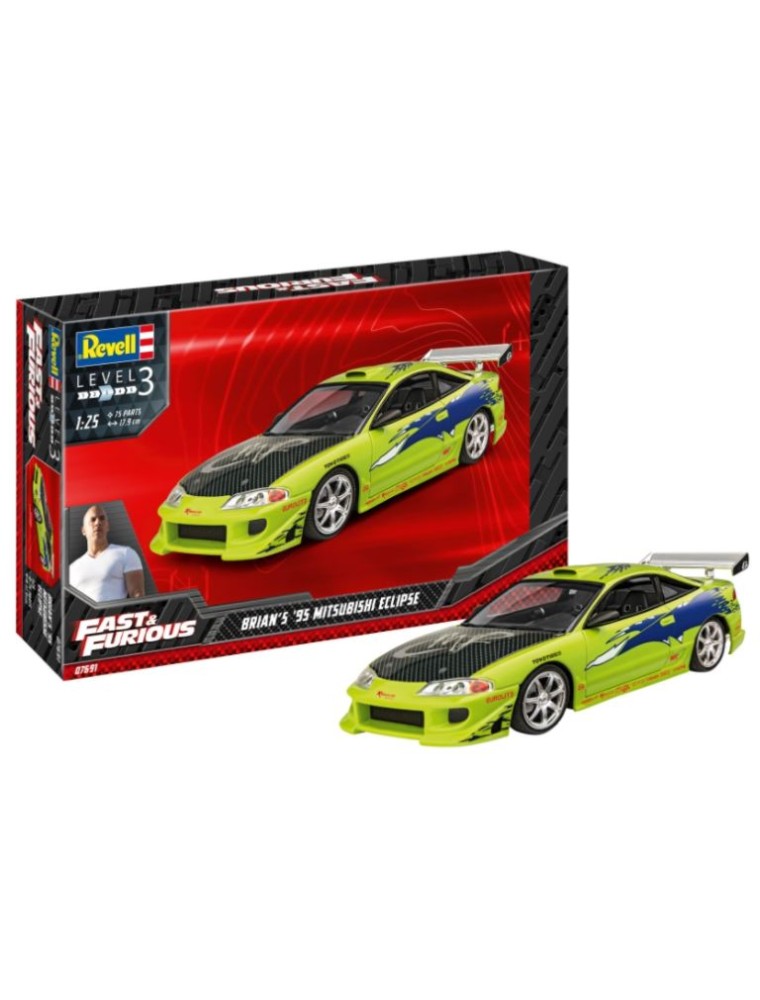 Revell - Fast & Furious Brian's 1995 Mitsubishi Eclipse 1/25