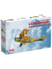 ICM - DH. 82A Tiger Moth with bombs WWII 1/32 British training aircraft