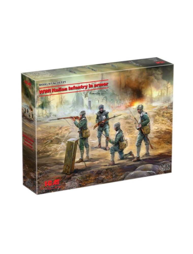 ICM - Fanteria Italiana WWI 100% nuovi stampi 1/35