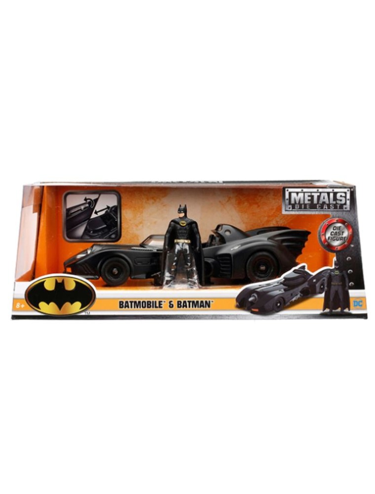 Jada Toys - Batmobile 1989 1/24 con personaggio di Batman