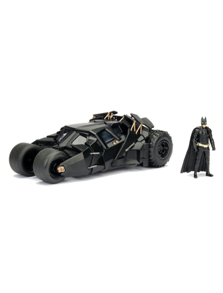 Jada Toys - Batman The Dark Knight Batmobile 1/24 con personaggio Jada Toys