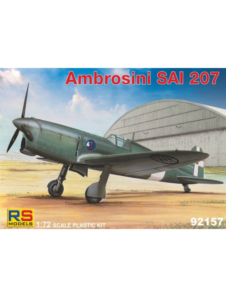 RS Models - Ambrosini SAI 207 (2 decal v. for Italy, Lufwaffe) 1/72