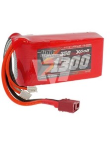 XCell - LiPo CRACKER 11,1v 1300mAh 35C XCELL SCARICA 35C SPINA DEANS