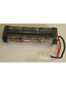 XCell - Batteria 7,2v 5300mah spina Tamiya NiMh stick pack Xcell