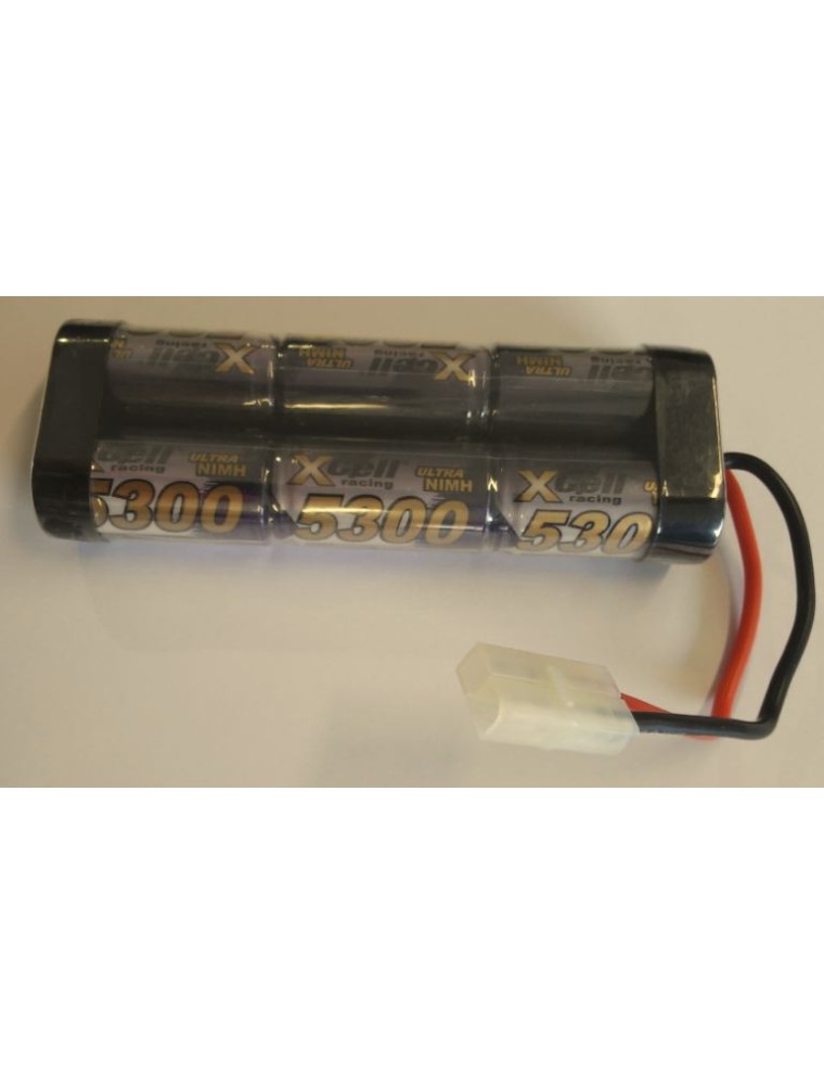 XCell - Batteria 7,2v 5300mah spina Tamiya NiMh stick pack Xcell