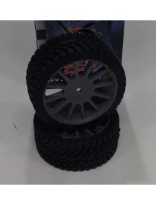 Sp Racing - GOMME E CERCHI POSTERIORI 1/10 ECO RADIALI 2pz 26mm