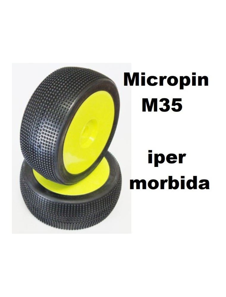 Sp Racing - GOMME MICROPIN M35 REACTIVE IPER SOFT 1/8 MOUSSE TORNITA