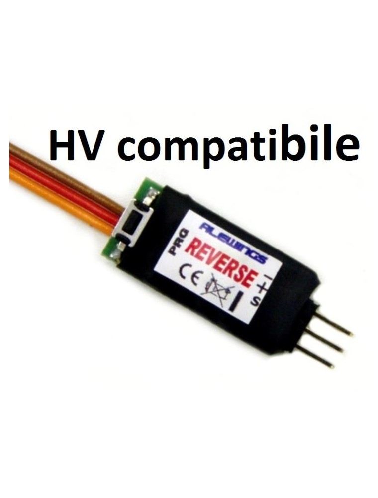 Alewings - MODULO Y SERVO REVERSE HV COMPATIBILE DA 4 A 9v