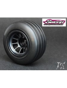 Sweep - Gomme F1 anteriori 1/10 Soft Invernali incollate su cerchi Sweep Racing