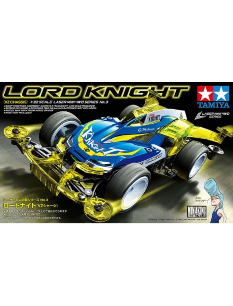 Tamiya - Lord Knight telaio VZ Mini4wd laser series