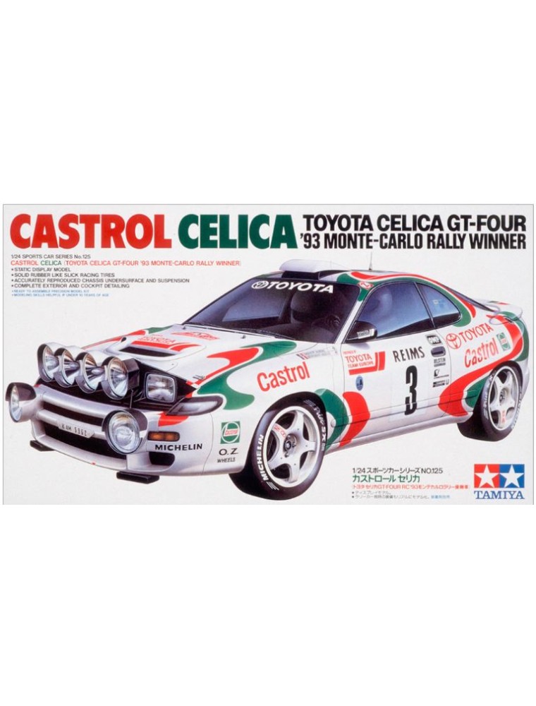 Tamiya - Castrol Celica 1993 Montecarlo 1/24