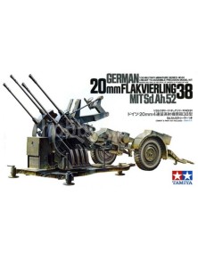 Tamiya - MITRAGLIERA ANTIAEREA     1/35 GERMAN FLACKVIERLING 20mm