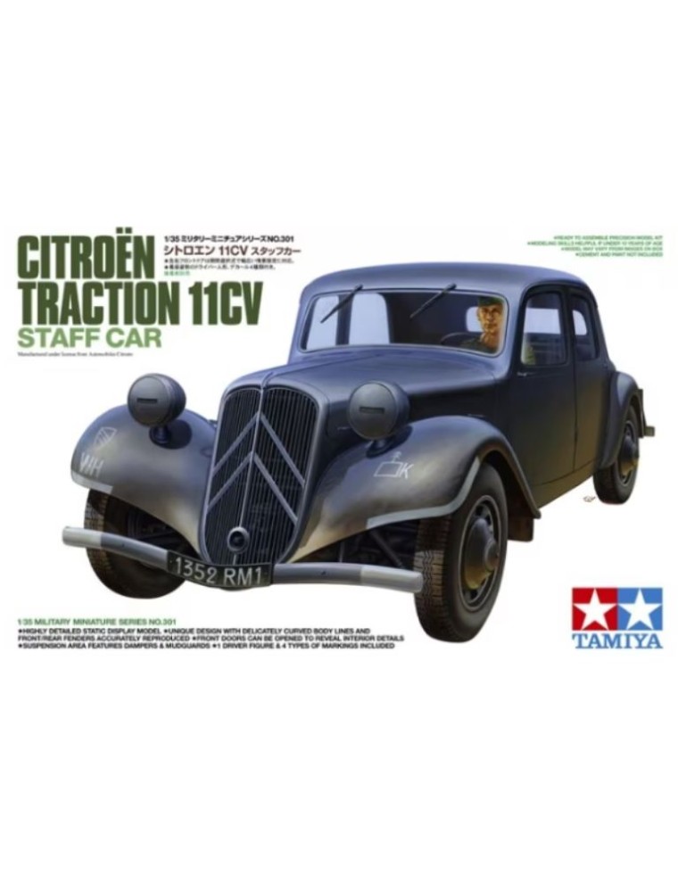 Tamiya - Citroen Traction 11CV staff car 1/35