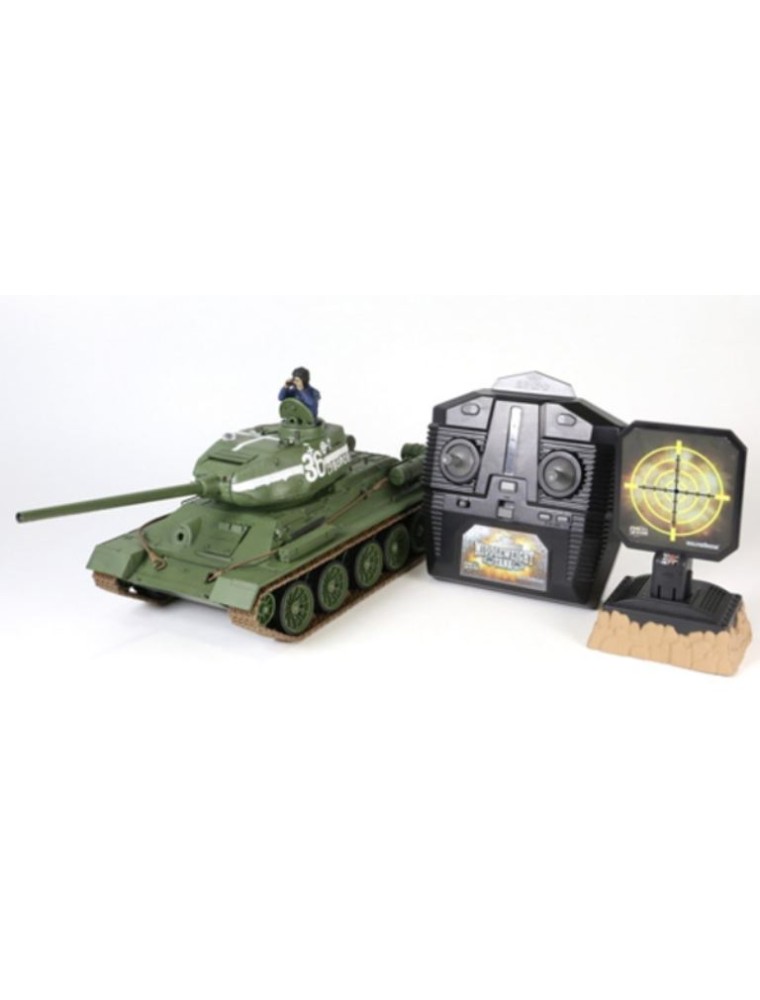 Waltersons - CARRO RUSSO T34/85        1/24 RADIO 2,4Ghz GUERRA INFRAROSSI