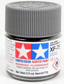 Tamiya - Colore acrilico XF-75 Ijn Gray Kure 1pz da 10ml  opaco