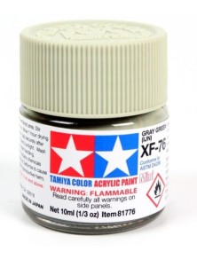 Tamiya - Colore acrilico XF-76 Gray Green (Ijn) 1pz da 10ml  opaco