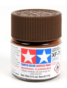 Tamiya - Colore acrilico XF-79 Lin. Deck Brown 1pz da 10ml  opaco