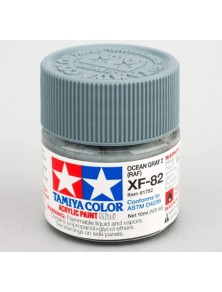 Tamiya - Colore acrilico XF-82 Ocean Gray 2raf 1pz da 10ml opaco XF82