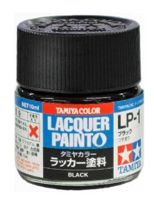 Tamiya - LP-1 BLACK 6pz...