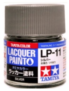 Tamiya - LP-11 SILVER 6pz bottiglietta colore a smalto