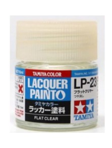 Tamiya - LP-23 FLAT CLEAR 6pz bottiglietta colore a smalto