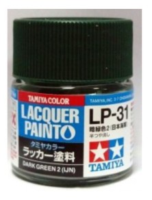 Tamiya - LP-31 DARK GREEN 2 (IJN) 6pz bottiglietta colore a smalto