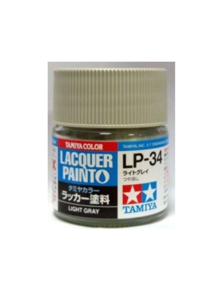 Tamiya - LP-34 LIGHT GRAY 6pz bottiglietta colore a smalto