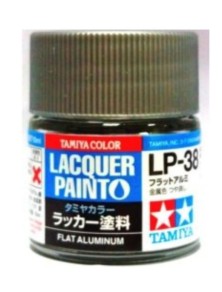 Tamiya - LP-38 FLAT ALUMINUM  6pz bottiglietta colore a smalto