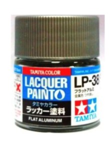 Tamiya - LP-38 FLAT ALUMINUM  1pz bottiglietta colore a smalto