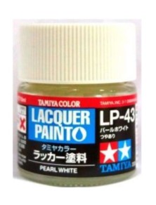 Tamiya - LP-43 PEARL WHITE 1pz bottiglietta colore a smalto