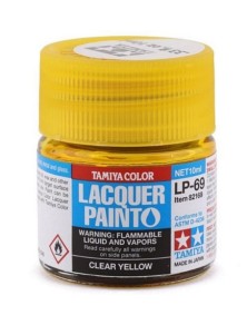 Tamiya - LP-69 giallo trasparente 6pz bottiglietta colore laquer