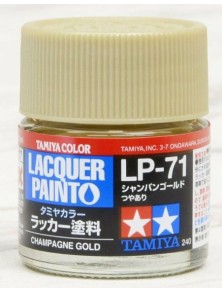 Tamiya - LP-71 Champagne Gold 6pz bottiglietta colore a smalto LP71