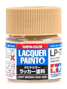 Tamiya - LP-77 marrone chiaro 1pz colore Laquer LP77 Light Brown