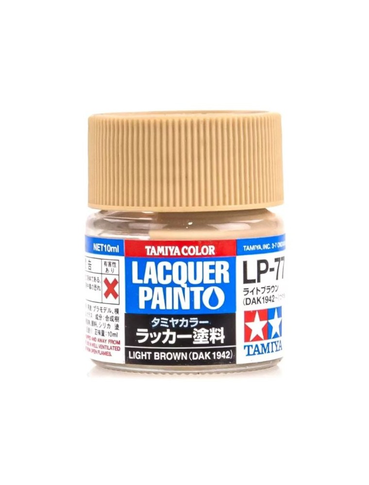 Tamiya - LP-77 marrone chiaro 1pz colore Laquer LP77 Light Brown