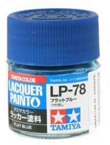 Tamiya - Lp-78 Flat Blu 6pz colore Laquer LP78