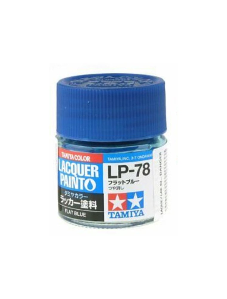 Tamiya - Lp-78 Flat Blu 6pz colore Laquer LP78