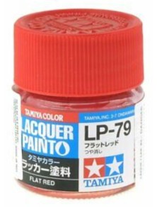 Tamiya - Lp-79 Flat Red 6pz colore Laquer LP79