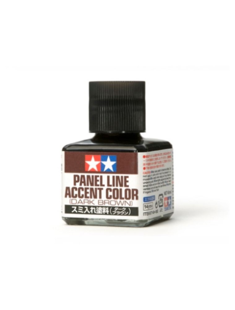 Tamiya - PANEL LINE ACCENT   DARK BROWN MARRONE SCURO