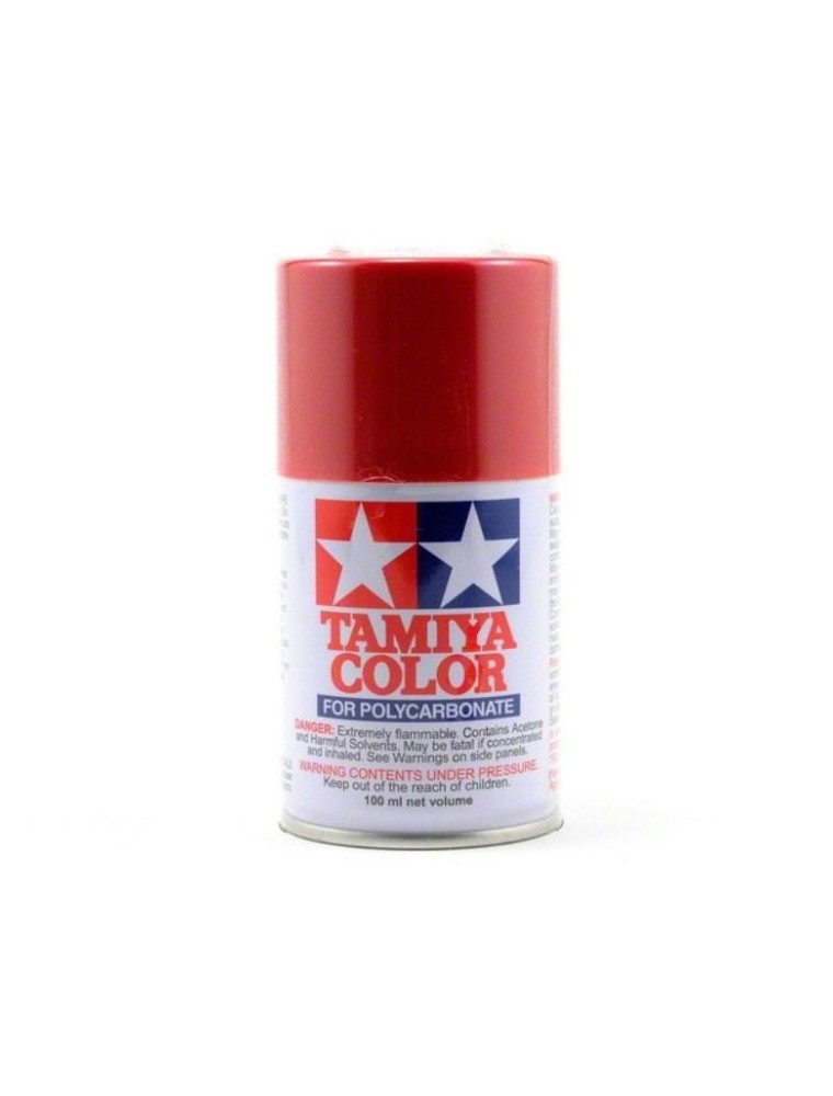 Tamiya - Spray per lexan rosso metallizzato Metallic red