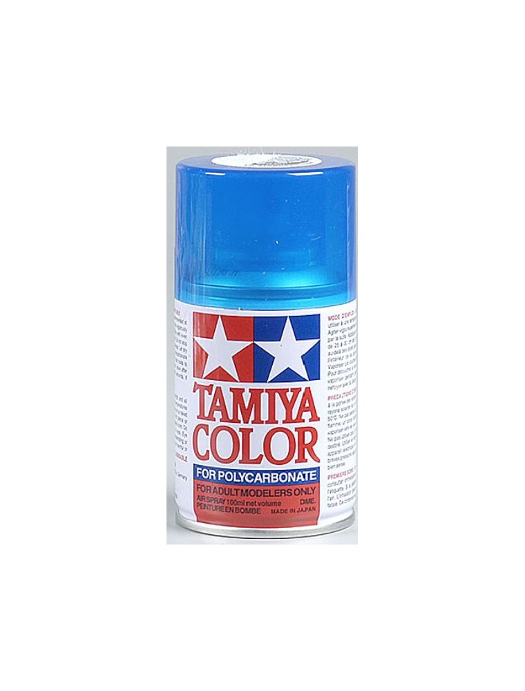 Tamiya - Spray per lexan blu trasparente per i vetri