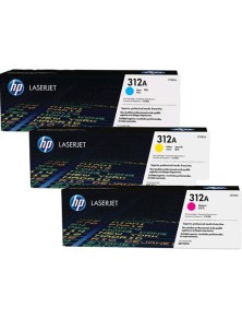 HP 312A PACK TONER CIANO +...