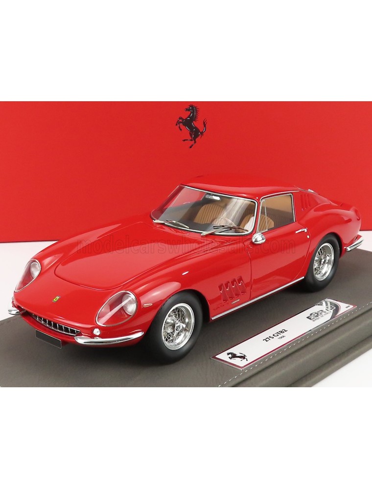 FERRARI - 275 GTB2 COUPE 1966 - CON VETRINA - WITH SHOWCASE - RED