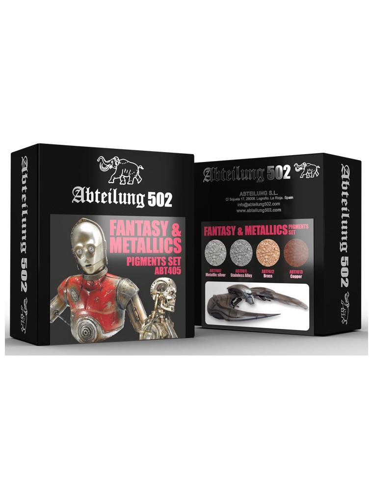 ABTEILUNG 502 - Fantasy & Metallics Pigment Set