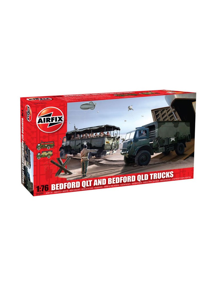 AIRFIX - 1/76 Bedofrd QLT And Bedford QLD Trucks