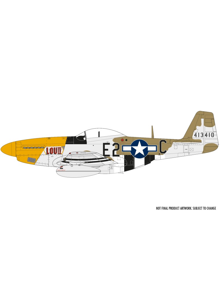 AIRFIX - 1/48 North American P51-D Mustang (Filletless Tails)