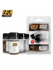 AK INTERACTIVE - Mix N Ready (4 Empty Jars with Labels)