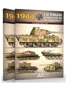 AK INTERACTIVE - 1944 German Armour In Normandy Camouflage Profile Guide - Spanish